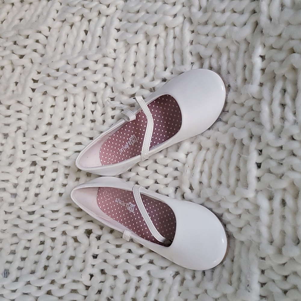 White Mary Janes